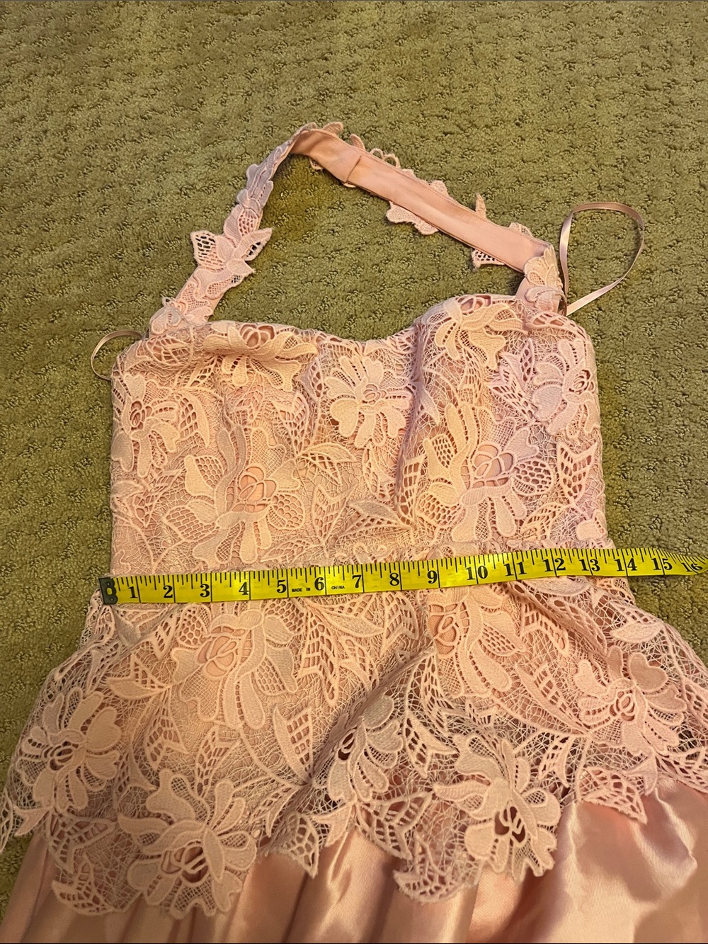NWT Anthropologie BHLDN pink lace mini dress - STUNNING - Picture 11 of 17
